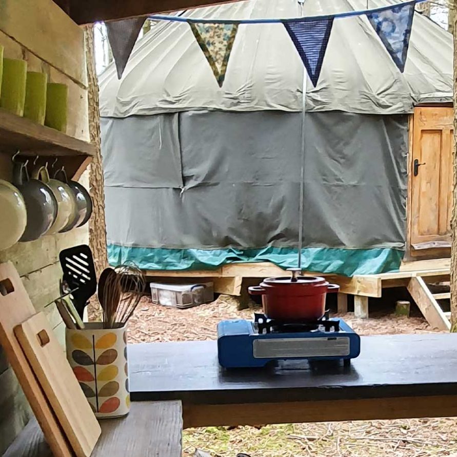 Tenders Yurt Camping in Dorset